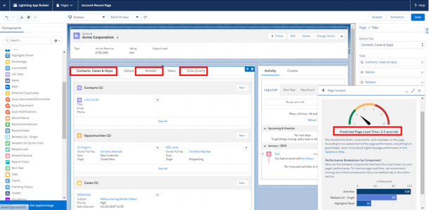 Analyze: Improve Your Salesforce Lightning Page Load Speed