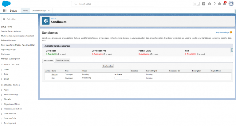 Salesforce Sandbox Types & When To Use | Salesforce Ben