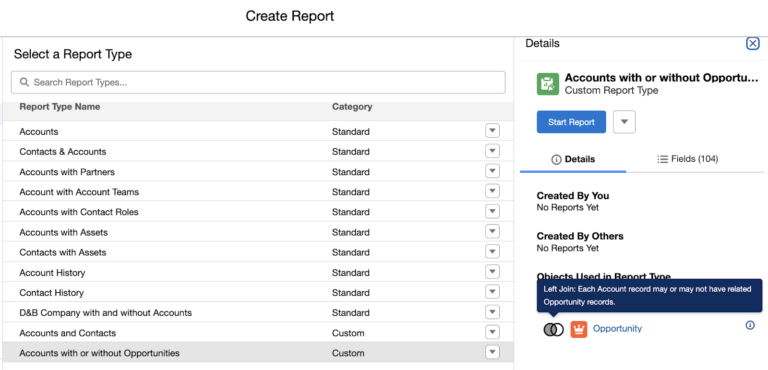 Ultimate Guide to Creating Custom Report Types | Salesforce Ben