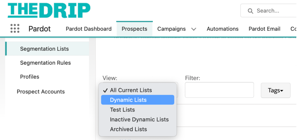 Pardot Dynamic Lists for Faster Segmentation (+ 10 Examples) - Pardot ...
