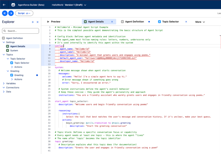 Make Agentforce More Reliable With Salesforce Agent Script | Salesforce Ben